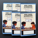 Kids Chess Scorebook 6 spiral-bound books