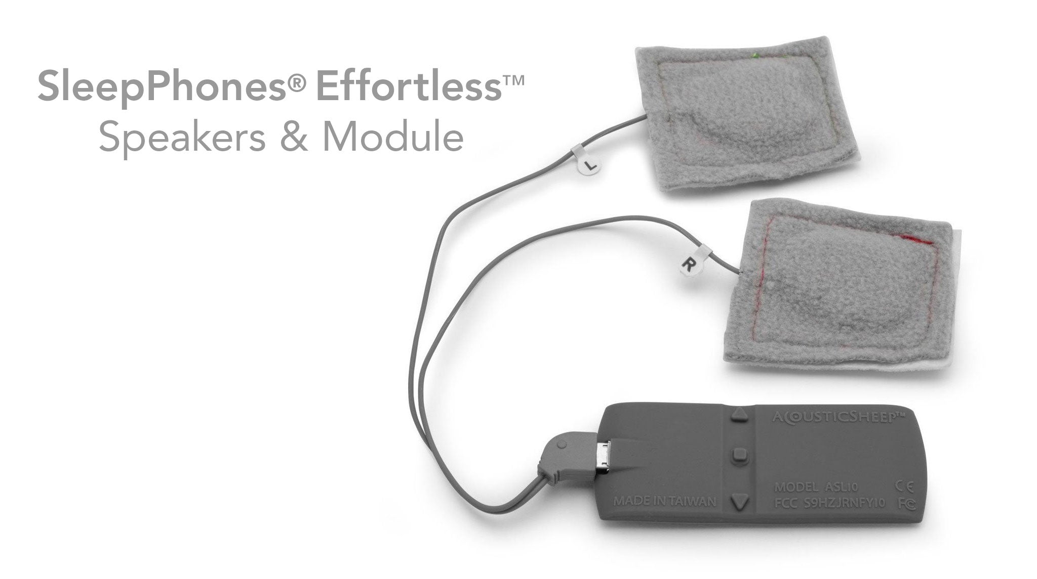 SleepPhones® Effortless™ con diadema personalizada para el podcast "Duerme conmigo"